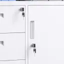 Mobile Metal Filing Cabinet with Lock Drawers thumbnail 12