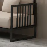 Minimalist Modern Metal-Frame Sofa thumbnail 10