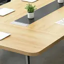 Minimalist Long Rectangular Conference Table - Maoters thumbnail 10