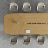 Minimalist Modern Conference Table – Stylish Functional thumbnail 9