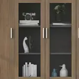 Modern Minimalist Wooden Office Filing Cabinet thumbnail 14