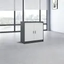 Modern Wooden Credenza – Room Divider & File Storage thumbnail 1