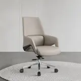 Ergonomic High-Back Swivel Office Chair with Adjustable Height - Maoters thumbnail 1