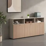 Low Office Storage Cabinet with Lock thumbnail 2