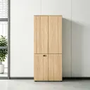 Locking Office Filing Cabinet with Bookshelf Design thumbnail 1