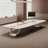 Premium Lacquer Conference Table for Large Meeting Rooms thumbnail 1