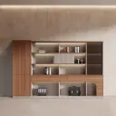 Minimalist Wood Filing Cabinet for Office Storage thumbnail 1