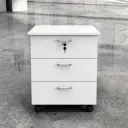 Mobile Office File Cabinet with Lock Drawers thumbnail 1