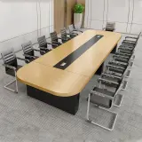Modern Large Long Meeting Table - Maoters thumbnail 2