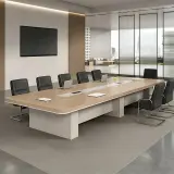 Sleek Rectangular Conference Table – Modern Office Furniture for Meetings & Negotiations thumbnail 2