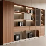 Minimalist Wood Filing Cabinet for Office Storage thumbnail 2
