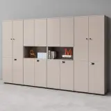 Wooden Lockable Office Storage Cabinet thumbnail 3