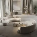 Semi-Circular Lounge Sofa for Business Lobbies thumbnail 2