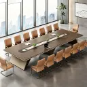 Premium Light Luxury Conference Table - Maoters thumbnail 2