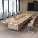Luxury Modern Large Executive Conference Table - Maoters thumbnail 2