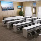 Office Training Table with Open Storage - Maoters thumbnail 2
