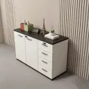 Lockable Wooden Filing Cabinet for Workspace thumbnail 3