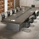 Sleek Minimalist Office Conference Table – Ideal for Modern Workspaces thumbnail 2