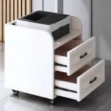 Mobile Filing Cabinet with Printer Shelf thumbnail 3
