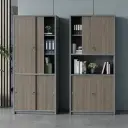 Wooden Sliding Door Office File & Book Cabinet thumbnail 2