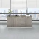 Lockable Low Office Partition Cabinet thumbnail 2