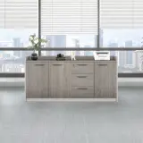 Lockable Low Office Partition Cabinet thumbnail 2