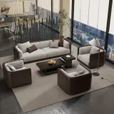 Elegant and High-End Straight Sofa thumbnail 2
