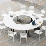 Collaborative Training Room Round Conference Table - Maoters thumbnail 2