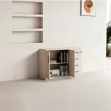 Low Office Filing Cabinet with Lockable Drawers thumbnail 3