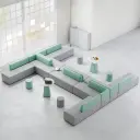 Modern Minimalist Sofa Lounge Creative Relaxation Area thumbnail 2
