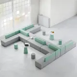 Modern Minimalist Sofa Lounge Creative Relaxation Area thumbnail 2