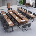 Modular Movable Folding Conference Table - Maoters thumbnail 2