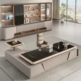 Modern Simple Electric Desk – Smart Sit Stand Up Desk for Office thumbnail 2
