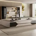 Executive Desk with Electric Height Lift thumbnail 2