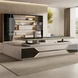 Executive Desk with Electric Height Lift thumbnail 2