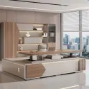 Office Premium Wood Executive Desk - Maoters thumbnail 2