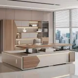 Office Premium Wood Executive Desk - Maoters thumbnail 2