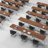 Modern Foldable Rolling Conference Table - Maoters thumbnail 3