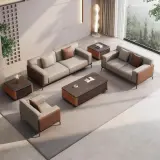 Minimalist-Style Comfortable Business Sofa thumbnail 2