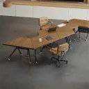 Spliceable Modular Folding Conference Table - Maoters thumbnail 3