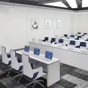 Modern Training Room Conference Table - Maoters thumbnail 2
