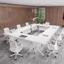 Modern Mobile Folding Meeting Table - Maoters thumbnail 2