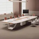 Premium Lacquer Conference Table for Large Meeting Rooms thumbnail 3
