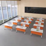Modern Mobile Foldable Training Table - Maoters thumbnail 4