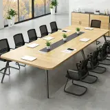 Minimalist Long Rectangular Conference Table - Maoters thumbnail 2