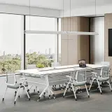Modern Mobile Folding Modular Training Table - Maoters thumbnail 2