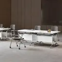 Modern Foldable Modular Conference Table - Maoters thumbnail 2
