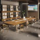 Modern Executive Wood Conference Table - Maoters thumbnail 4