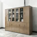 Modern Minimalist Wooden Office Filing Cabinet thumbnail 2