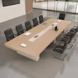 Sleek Rectangular Conference Table – Modern Office Furniture for Meetings & Negotiations thumbnail 3